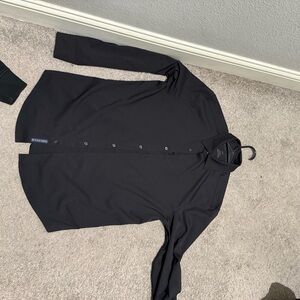 Perry Ellis Charcoal Button-Up Shirt